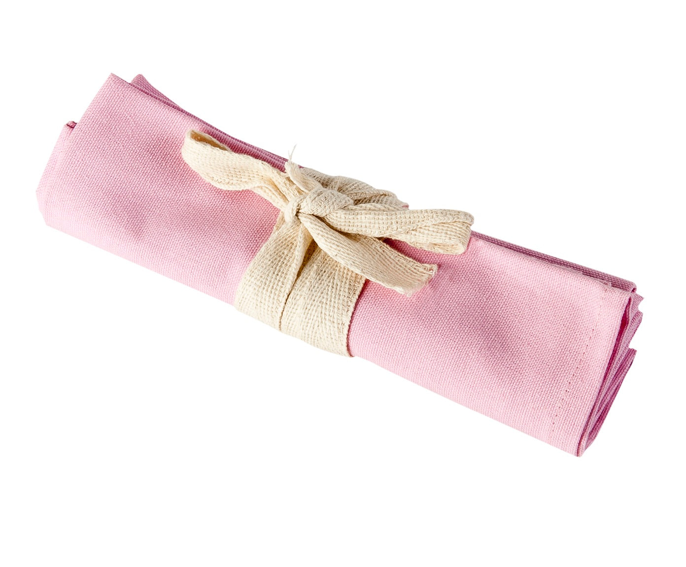 Camino de mesa en elegante diseño floral en blanco, rosa y verde en algodón y servicios